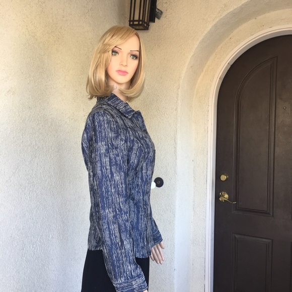 NWT Chico’s blue women’s jacket size 0 - Picture 7 of 8